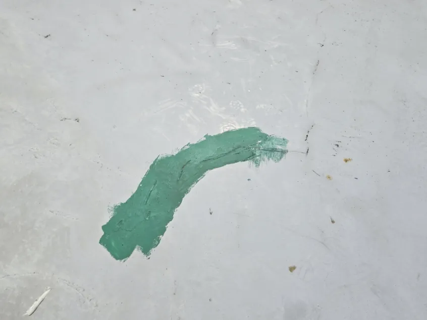 부산 해운대구 옥상 방수 누수 의심 지점 표시