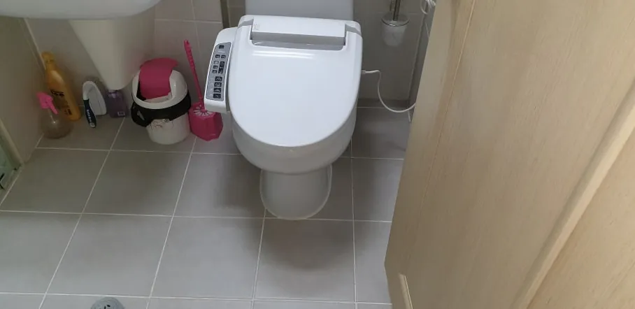 부산 누수 탐지 철거 전 위층 욕실