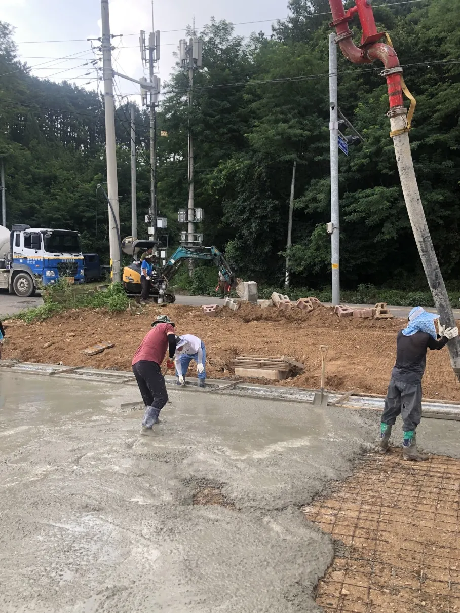 경기 파주시 파주읍 미장·콘크리트 구간별 콘크리트 타설