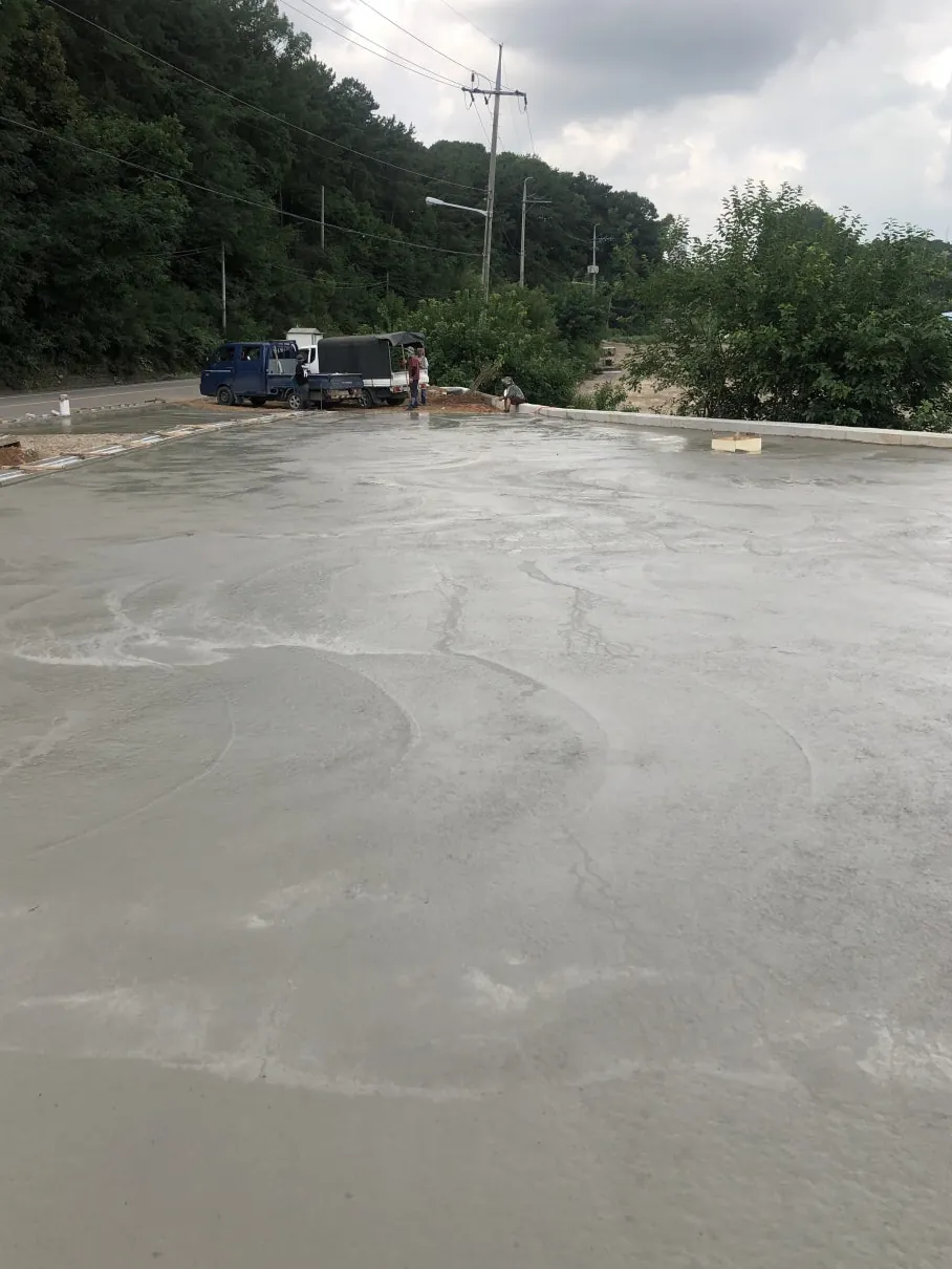 파주 파주읍 마당 200평 콘크리트 타설