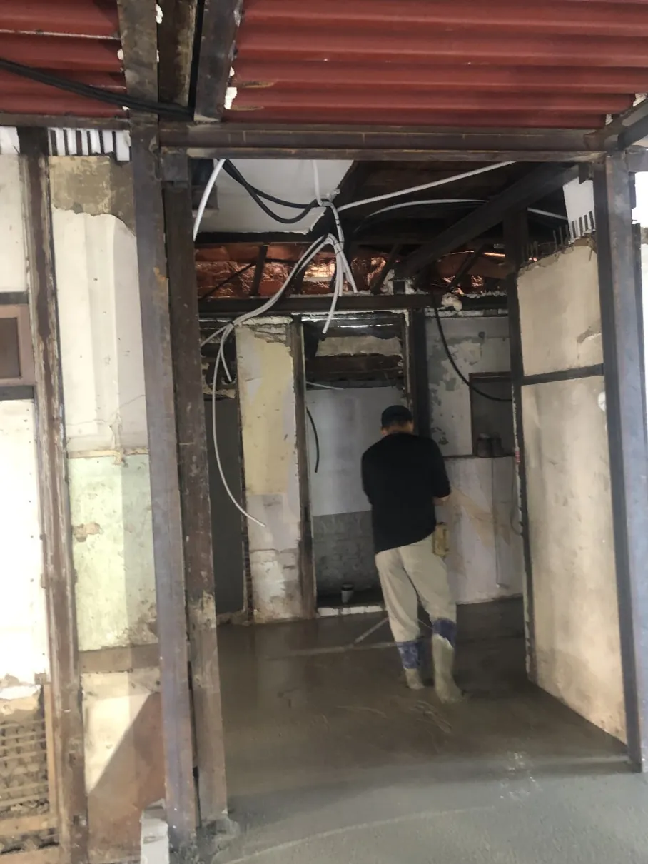 서울 용산구 후암동 미장·콘크리트 방통 몰탈 타설 진행